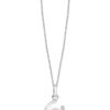 TOMEI Pearl Pendant Set, White Gold 585