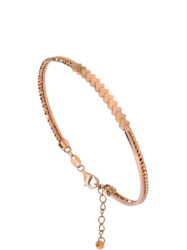 TOMEI Gilded Harmony Bangle, Rose Gold 750