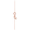 TOMEI Rouge Collection Pink Flower Necklace, Rose Gold 750