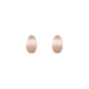 TOMEI Rouge Collection Oval Leave Earrings, Rose Gold 750