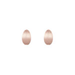 TOMEI Rouge Collection Oval Leave Earrings, Rose Gold 750