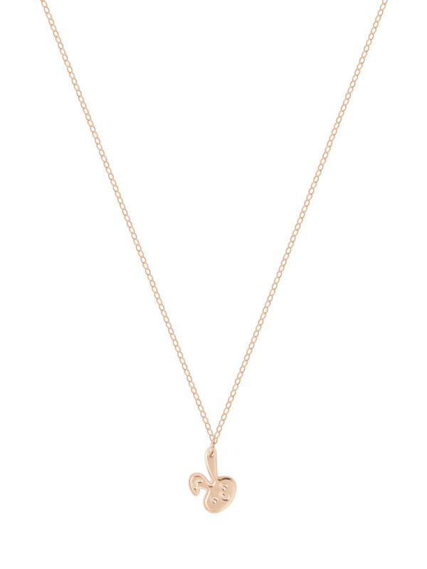 TOMEI Rouge Collection Naughty Bunny Necklace, Rose Gold 750