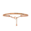 TOMEI Gilded Harmony Bangle, Rose Gold 750