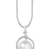 TOMEI South Sea Pearl Pendant, White Gold 750