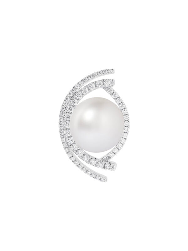 TOMEI South Sea Pearl Pendant, White Gold 750