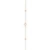 TOMEI Rouge Collection Pearl With Bead Necklace, Rose Gold 750
