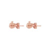 TOMEI Rouge Collection Whale Baby Earrings, Rose Gold 750