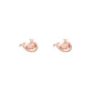 TOMEI Rouge Collection Whale Baby Earrings, Rose Gold 750