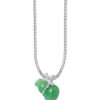 TOMEI Wealthy Gourd Jade Pendant, White Gold 750