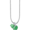 TOMEI Wealthy Gourd Jade Pendant, White Gold 750
