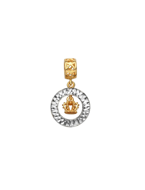 TOMEI Queen of My Heart Charm, Yellow Gold 916