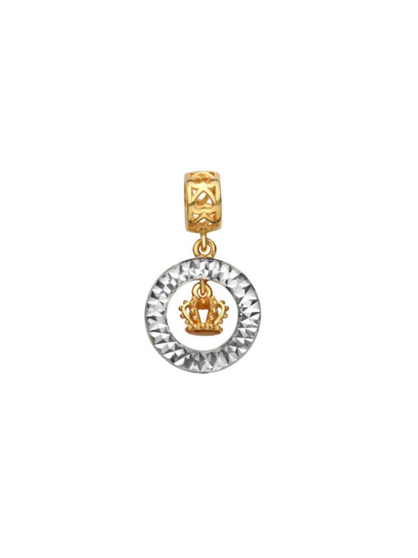 TOMEI Queen of My Heart Charm, Yellow Gold 916