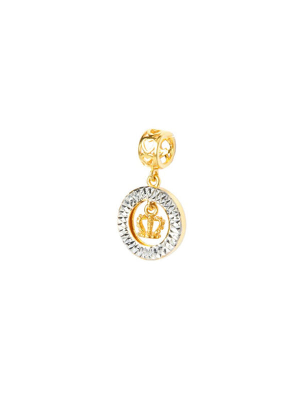 TOMEI Queen of My Heart Charm, Yellow Gold 916