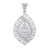 TOMEI The Classy Series Diamond Pendant, White Gold 750