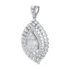 TOMEI The Classy Series Diamond Pendant, White Gold 750