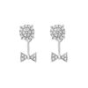 TOMEI Twyla Earrings, White Gold 375