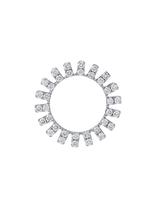 TOMEI The Classy Series Diamond Pendant, White Gold 750