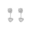 TOMEI Twyla Earrings, White Gold 375