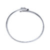 TOMEI The Bloom Series Diamond Bangle, White Gold 750