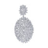 TOMEI The Bloom Series Diamond Pendant, White Gold 750