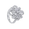 TOMEI The Bloom Series Diamond Ring, White Gold 750
