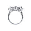 TOMEI The Bloom Series Diamond Ring, White Gold 750