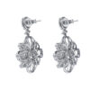 TOMEI The Bloom Series Diamond Earrings, White Gold 750