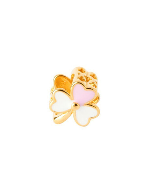 TOMEI [Online Exclusive] Loves of Clover Charm, Yellow Gold 916
