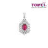 TOMEI Ruby Diamond Pendant, White Gold 750 (P7WRDW0MNW023-MF)