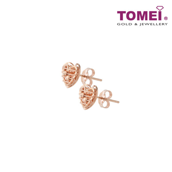 TOMEI Rouge Collection, Endless Love Earrings I Rose Gold 750 (18K)