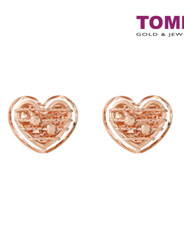 TOMEI Rouge Collection, Endless Love Earrings I Rose Gold 750 (18K)