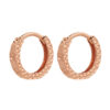 TOMEI Rouge Collection, Huggie Earrings, Rose Gold 750