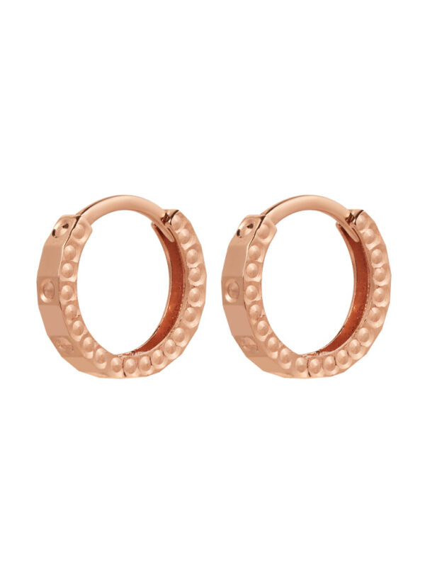 TOMEI Rouge Collection, Huggie Earrings, Rose Gold 750
