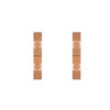 TOMEI Rouge Collection, Huggie Earrings, Rose Gold 750