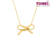 TOMEI Ribbon Bliss Necklace, Yellow Gold 916