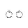 TOMEI Shining Wave Earrings, White Gold 585 (X3TE12860-W)