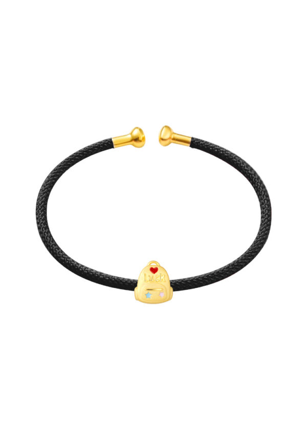 TOMEI [Online Exclusive] Lucky Bagpack Charm, Yellow Gold 999
