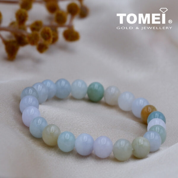TOMEI 翡翠三彩 Palace Grace Light Green Jade Bracelet