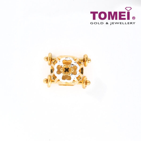 TOMEI Princess Carriage Chomel Charm, Yellow Gold 916