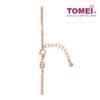 TOMEI Rouge Collection Bracelet, Rose Gold 750 (WM28-GD)