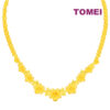TOMEI X PRIMA GOLD Himalaya Collection Flower Necklace, Yellow Gold 999