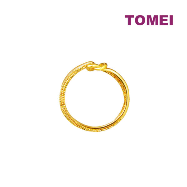 TOMEI X XIFU ?â‚¬??????â‚¬?â‚¬?Love Knot Ring, Yellow Gold 999