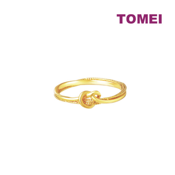 TOMEI X XIFU ?â‚¬??????â‚¬?â‚¬?Love Knot Ring, Yellow Gold 999