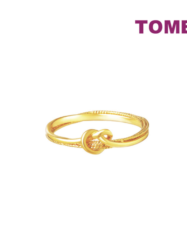 TOMEI X XIFU ?â‚¬??????â‚¬?â‚¬?Love Knot Ring, Yellow Gold 999