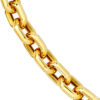 TOMEI Solid Geometric Chain Linked Bracelet, Yellow Gold 916