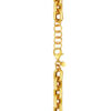 TOMEI Solid Geometric Chain Linked Bracelet, Yellow Gold 916