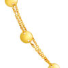 TOMEI [Online Exclusive] Lusso Italia Double Strand Chips Bracelet, Yellow Gold 916