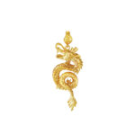 TOMEI The Ascending Dragon Pendant, Yellow Gold 916