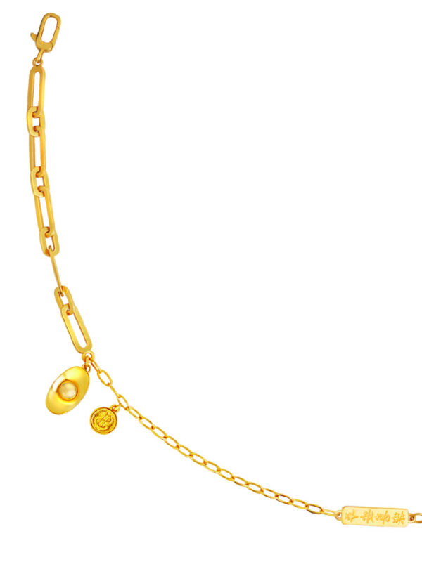 TOMEI Well-being Bracelet, Yellow Gold 916