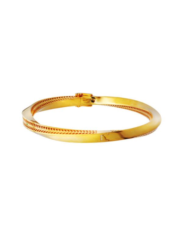 TOMEI Satisfactory Perfect Bangle, Yellow Gold 916